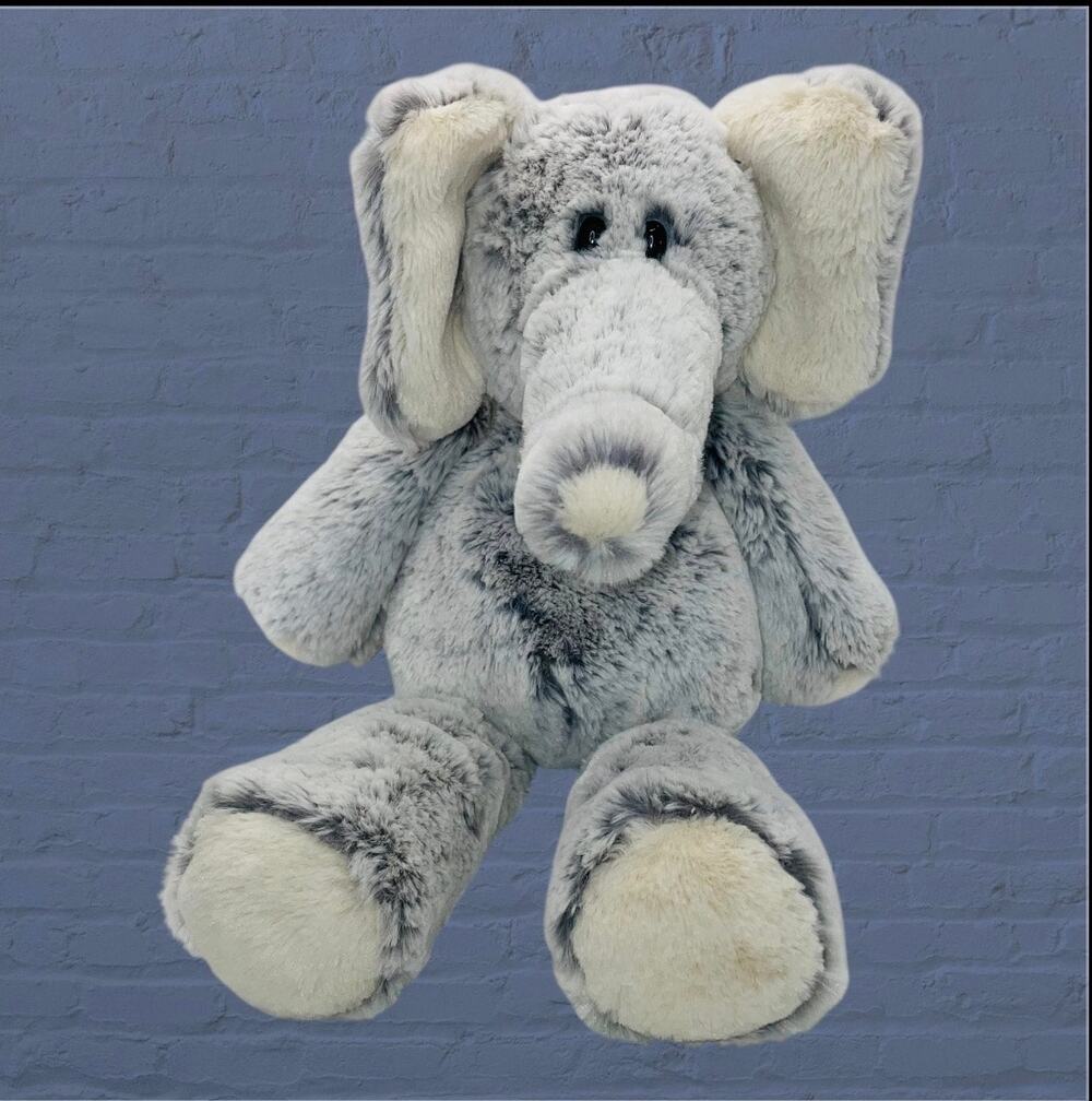 Mary Meyer Elephant Plush Stuffed Animal 10" Gray Nursery Baby Shower Gift Toy